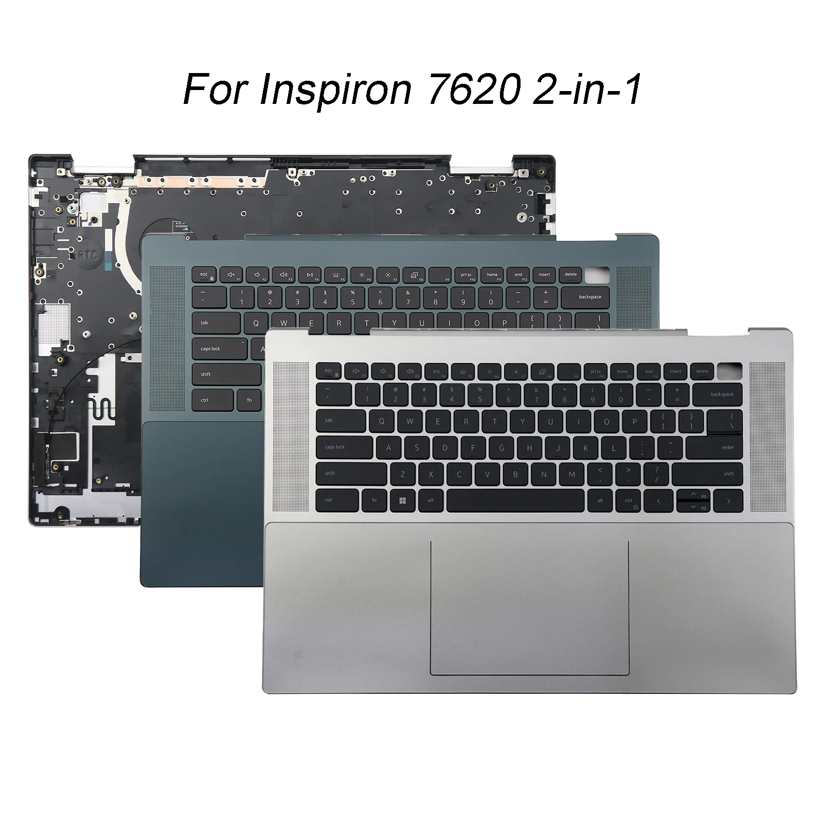 New Palmrest Upper Case Keyboard Touchpad Assembly For Dell Inspiron 16 7620 2-in-1, P119F Backlit US Layout, 0MN1PK 0HH9P4