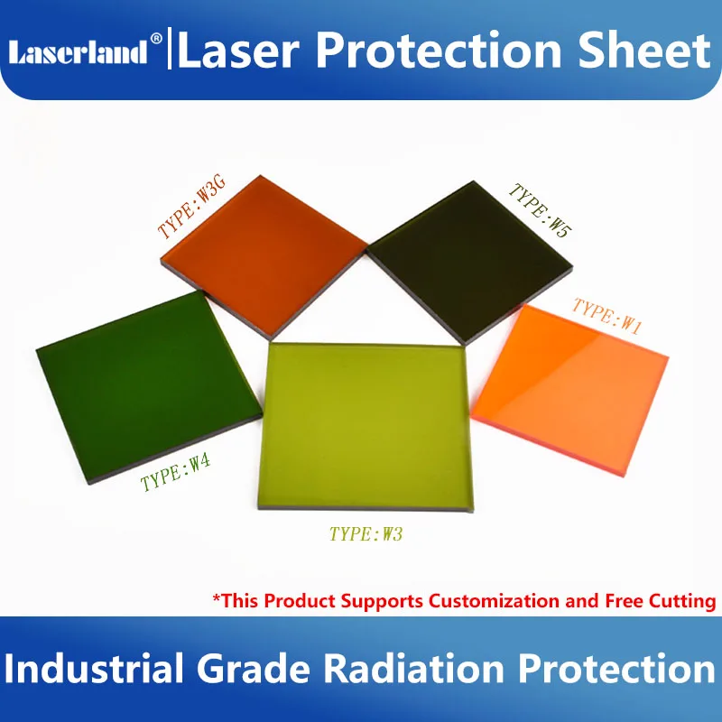 Industrial Grade Laser Window Sample Clear View 1064nm Protection Shield Sheet Acrylic Safety Screen