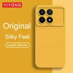 For PocoX6 Pro Case YIYONG Silky Soft Liquid Silicone Cover For Xiaomi Poco X6 Pro Xiomi Mi Pocophone X4 GT 5G Phone Cases