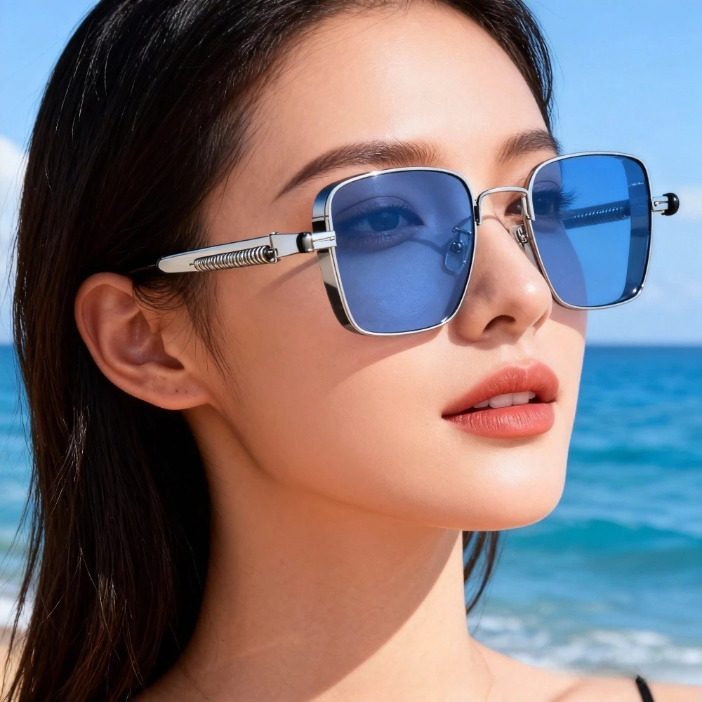 

Солнцезащитные очки в стиле стимпанк ретро для мужчин, с защитой от ультрафиолета, европейские и американские тренды, классическая мода, удобные и прозрачные, классический дизайн.