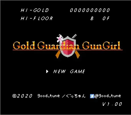 Cartucho de juego Gold Guardian Gun Girl para consola FC/NES