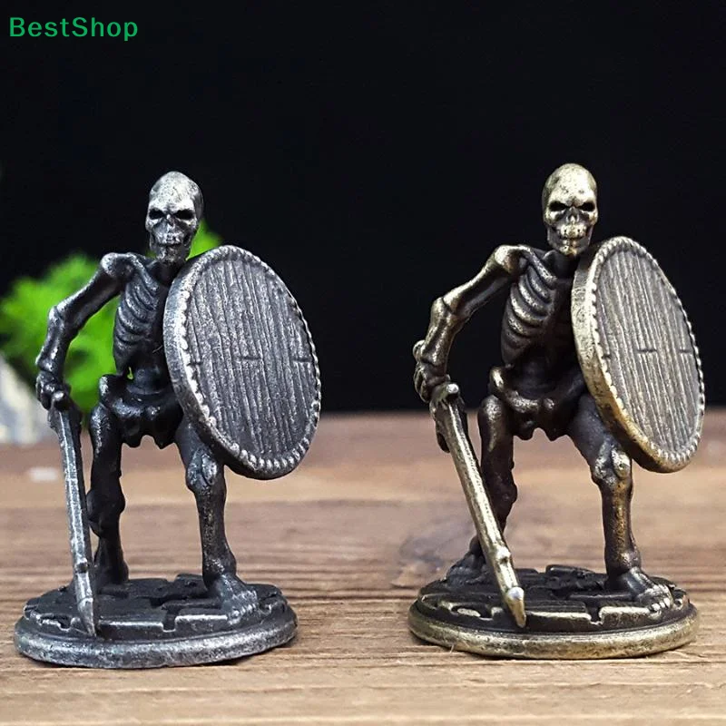 ☆Medieval Skeleton Warrior Miniatures - Metal Tabletop Gaming Figures for RPGs and Fantasy Decor