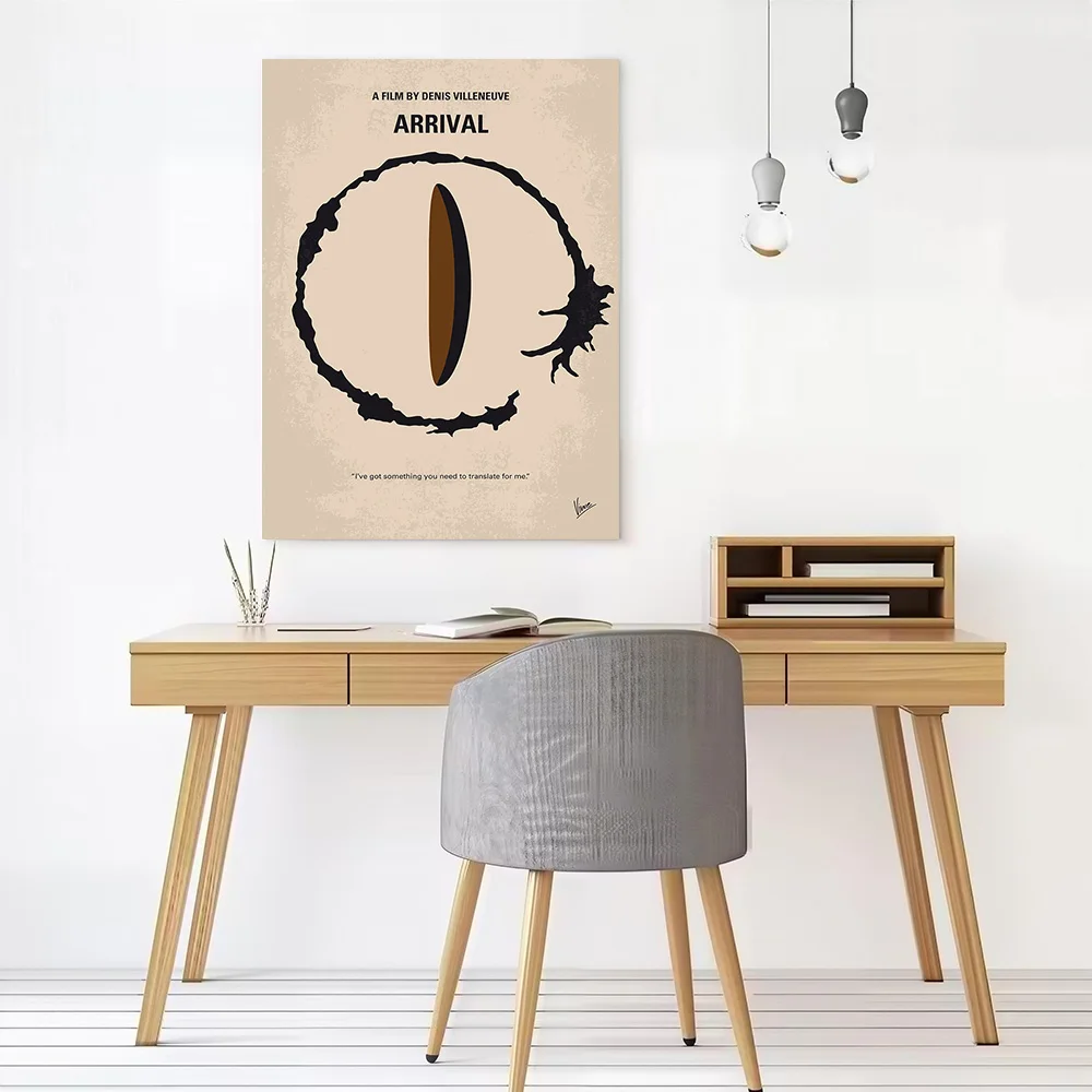 No735 My Arrival Minimal Movie Printed Canvas Poster Custom Pictures Wall Art Canvas Painting for Wand Deko Room Decorations