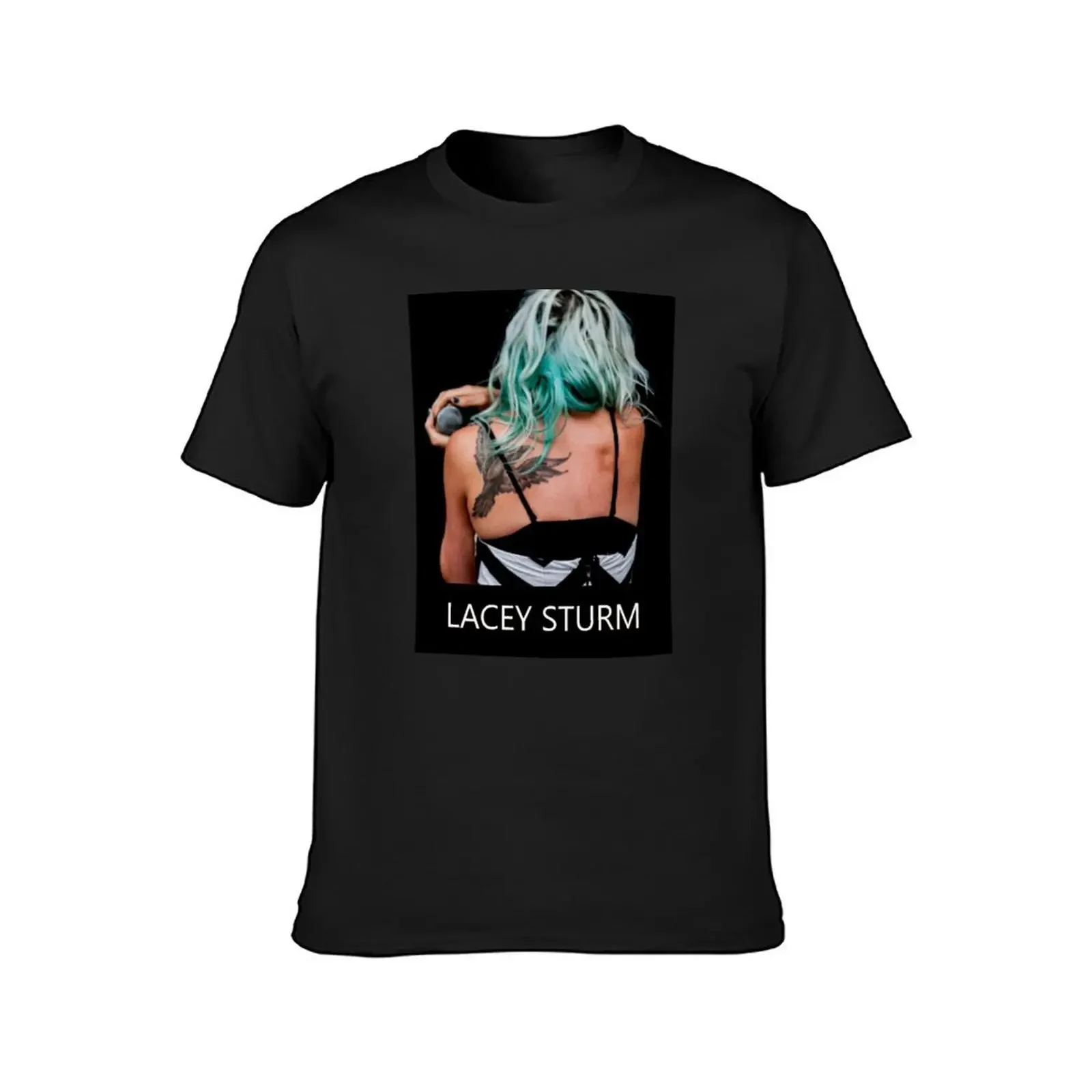 Lacey Sturm T-Shirt oversized graphic tee anime stuff vintage clothes man clothes mens clothes