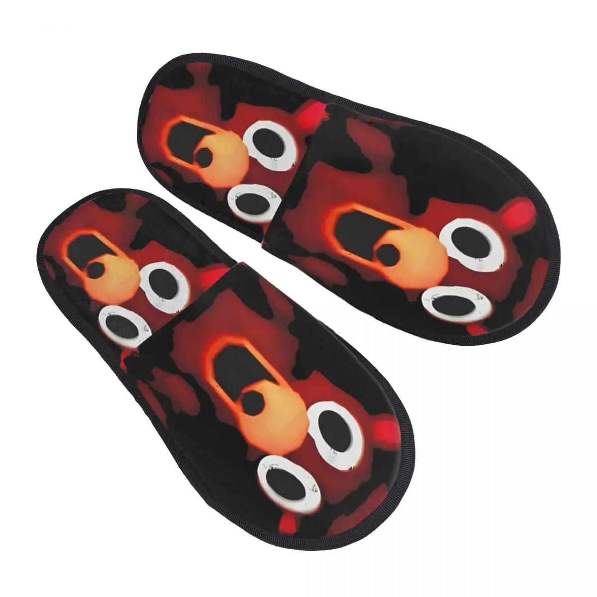 

Плюшевые тапочки с изображением оленя, 99 ночей в лесу, игры в спальню, мягкие шлепанцы из пены с эффектом памяти, нескользящие