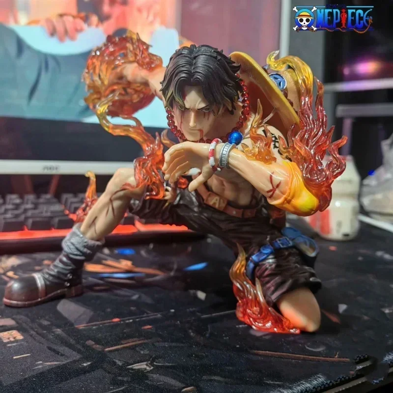 

Фигурки аниме One Piece Portgas D Ace Pt Battle, фигурки героев с поврежденной мангой, статуя, декоративная модель, подарки, коллекционные игрушки