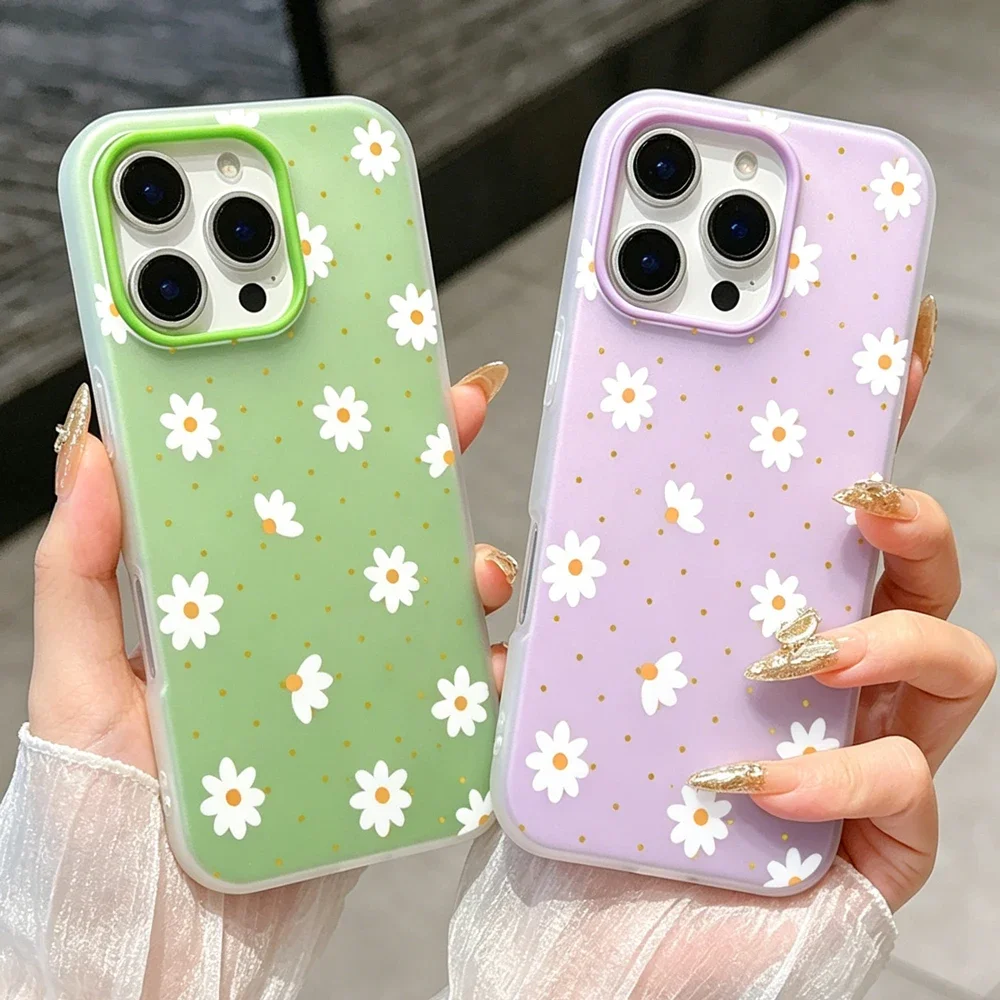Funda de teléfono Tender Daisy para Motorola Moto Edge 60 Fusion Pro 40 Neo 30 Ultra G24 Power G86 G84 G22 G52 G53 G32 G34 G05 G06 G15