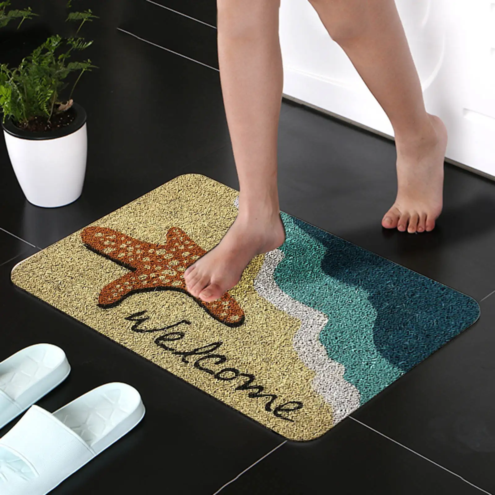 Funny Welcome Mats Outdoor, Front Door Mat for Outside Entry, Doormat Outdoor/Indoor Entrance, Front Porch Decor 40 * 60cm