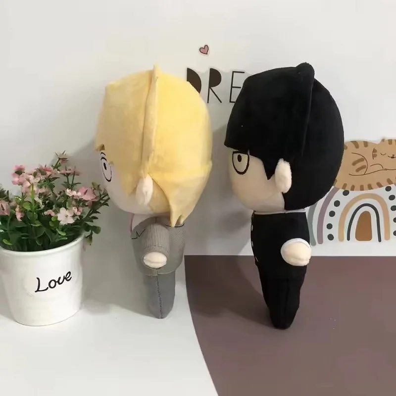 20 سنتيمتر الغوغاء النفسي 100 الغوغاء أفخم دمية 20 سنتيمتر أنيمي Arataka Kageyama Shigeo لينة محشوة بلوشي لعبة عيد الميلاد دمية للأطفال عيد الميلاد Gif