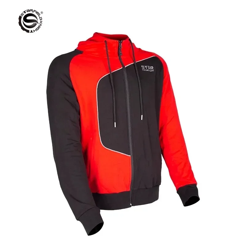 

Motorcyclist Jacket Motorcycle Rider Windproof Hoodie Spring and Autumn Sportswear Comfortable Hoodie Outdoor Riding