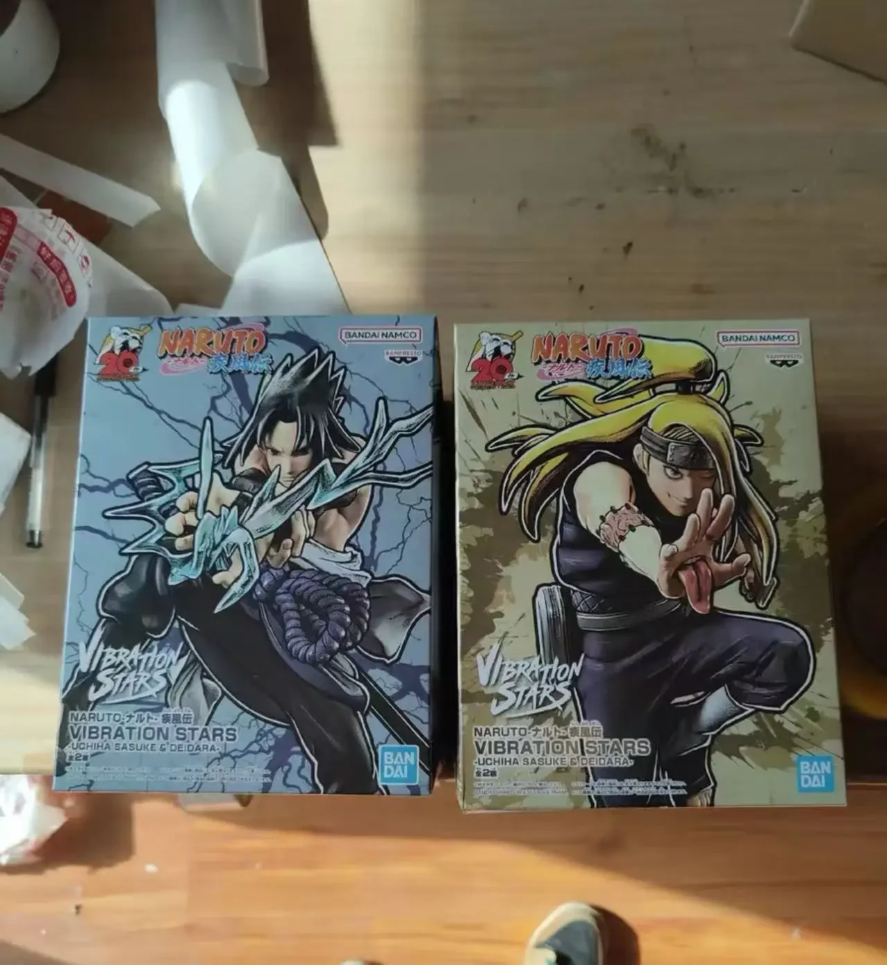 

Original Bandai Banpresto Naruto Shippuuden Deidara Uchiha Sasuke Anime Figure Vibration Stars PVC Boxed Brand New Model Toy