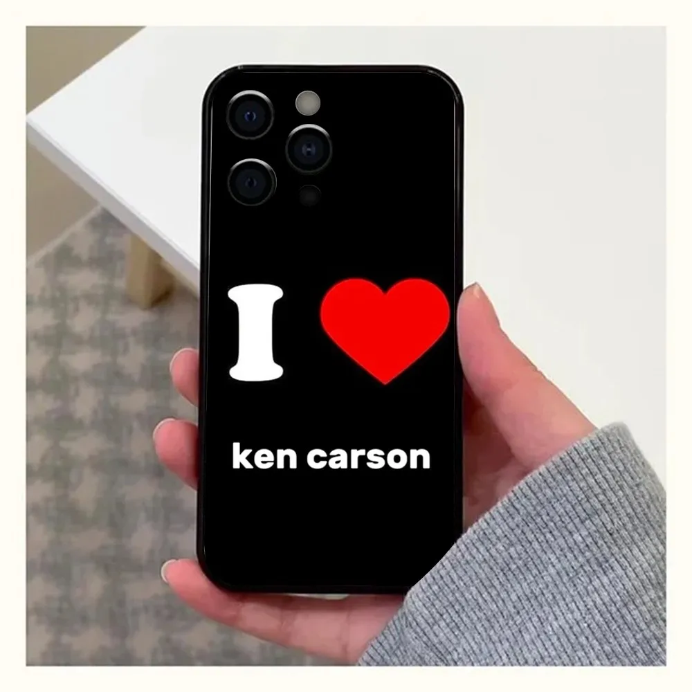 K-Ken C-Carson Teen X Phone Case For Apple iPhone 15,14,13,12,11,Pro,X,XS,Max,XR,Plus,Mini Soft Black Cover