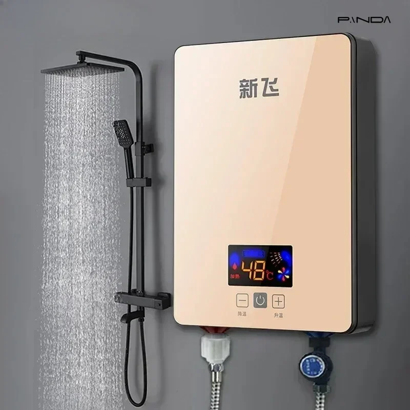 Instant electric water heater constant temperature household bath small variable frequency speed hot water heater new model