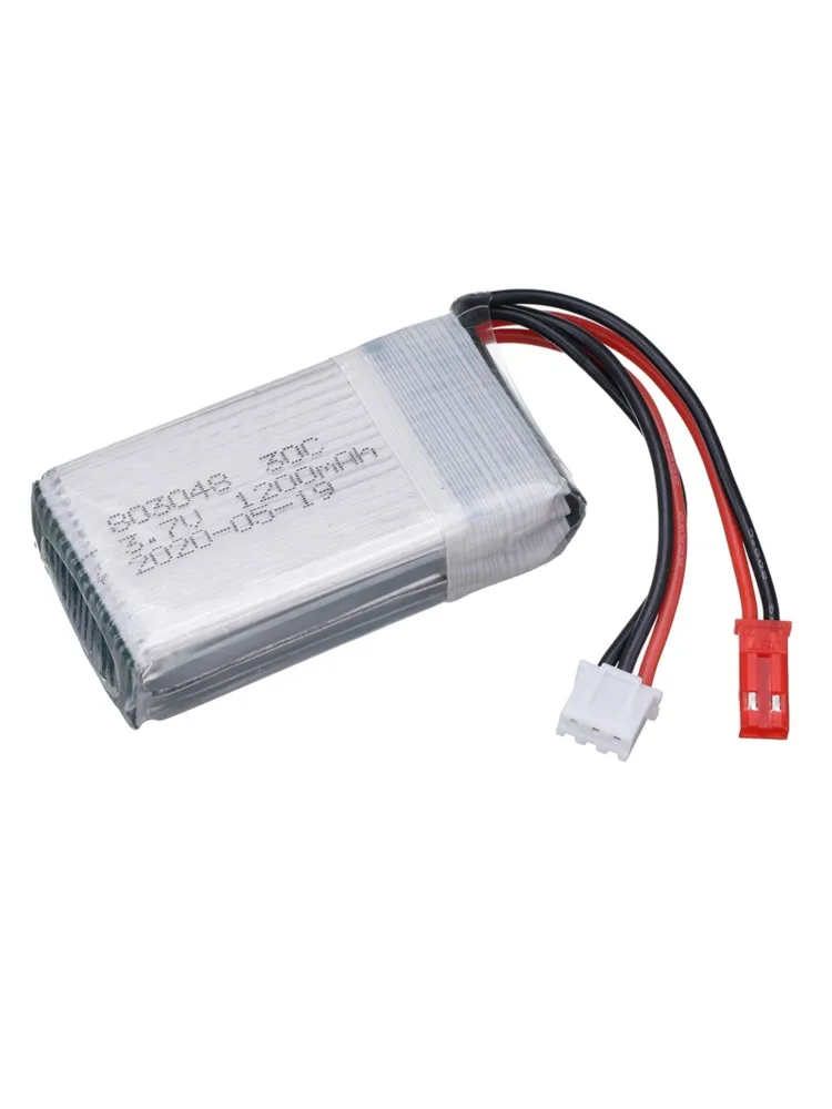 Batterie 7.4V 1200mAh pour importateur RC MJX X101 X102, avec chargeur pour Yi zhang X6 H16 H40WH RC quadrirotor pièces de rechange