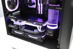 PC Water cooling Pump and Reservoir Combo,Enermax Pumps visual pump speed screen,12v RGB light Remote control Adjustable pump