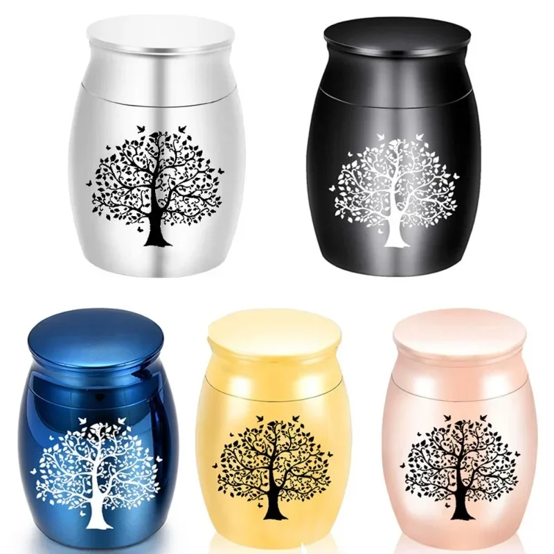 Small Urn For Ashes-Beautiful Tree Of Life Mini Cremation Keepsake Urn Memorial Ashes Urn Funeral Urn For Pet Or Human Ashes New