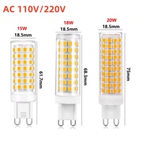 LED Bulb G9 LED Lamp 7W 9W 12W 15W AC 220V Light Bulb SMD2835 led Spotlight Chandelier Lighting Halogen Lamp 3000K 4000K 6500K