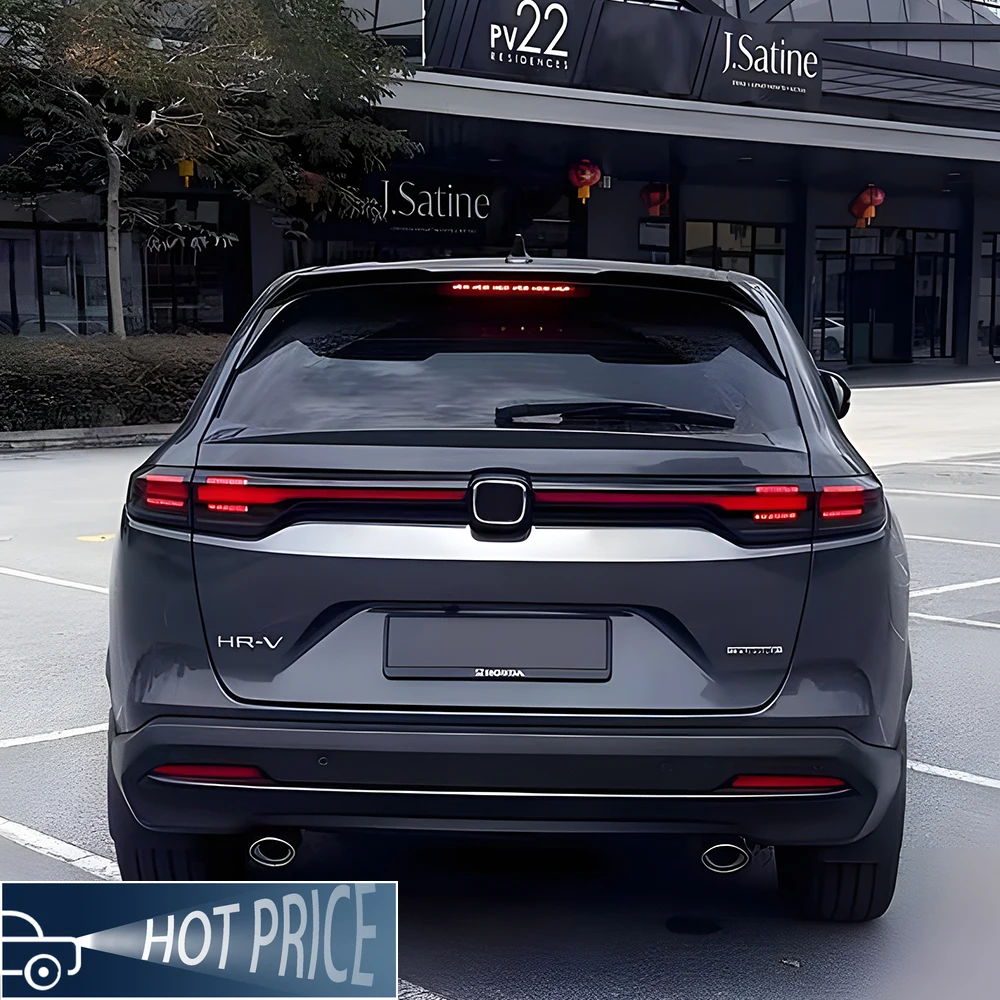 

Для Honda HR-V Vezel 2023-2026 Автомобильные задние фонари в сборе, обновление в стиле Porsche, светодиодный динамический мигающий сигнальный светильник, инструменты, аксессуары