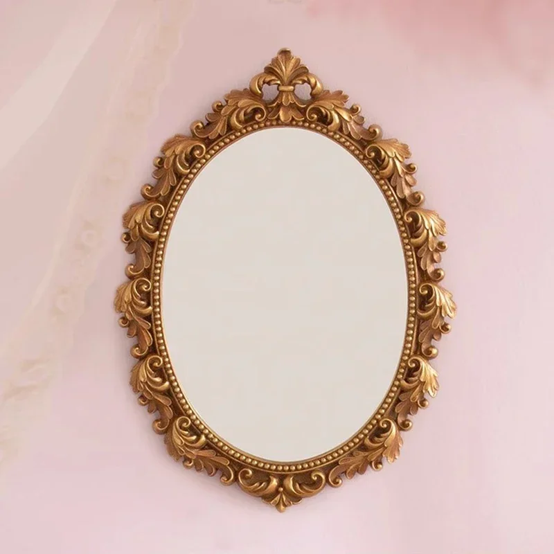

Aesthetic Decorative Mirrors Girls Small Crafts Design Dressing Decorative Mirrors Stickers Spiegel Wand Living Room Decoration