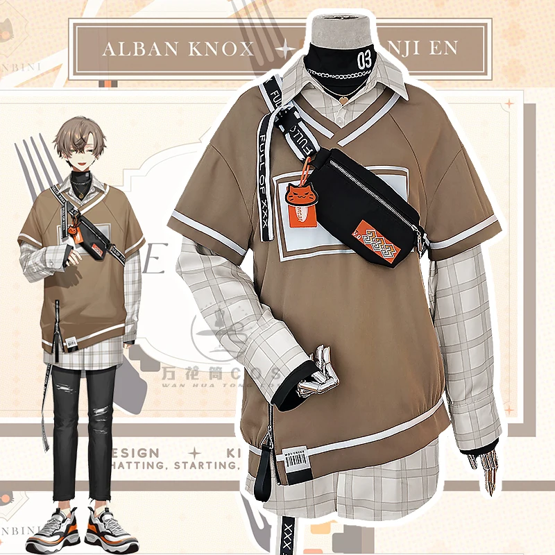 NIJISANJI Vtuber Alban Knox / Sonny Cosplay Costume Halloween outfits NIJISAN Women New Suit Uniform