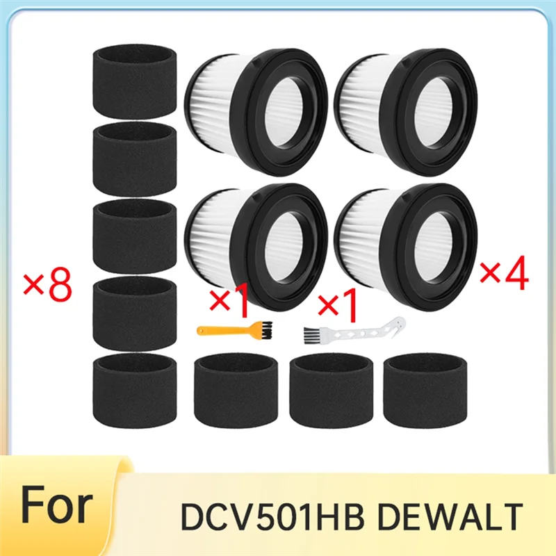 

DCV5011H HEPA Filter For 20V Cordless Hand Vacuum Cleaner Parts Replacement Essential Vacuum Accessories SALES