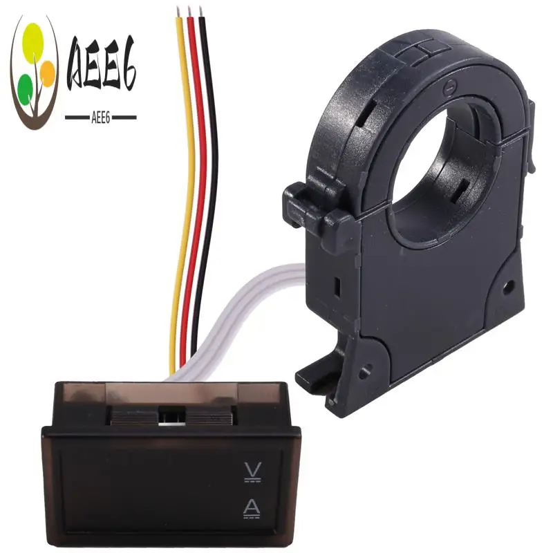 

AEE6-цифровой амперметр Холла, разрядка аккумулятора, изолированный вольтметр с двойным дисплеем, 12 В постоянного тока, 24 В, 48 В, 60 В, 72 В, АВТОМОБИЛЬНЫЙ