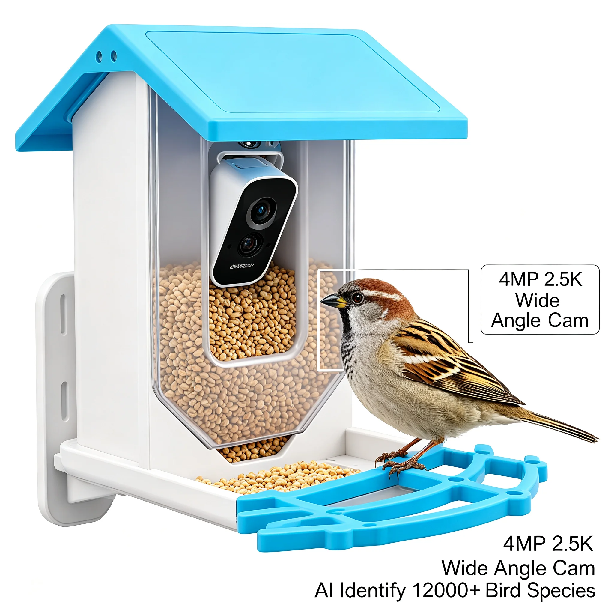Solar Powered Bird Feeder with - Outdoor Power Distribution Panel ulasan dan harga