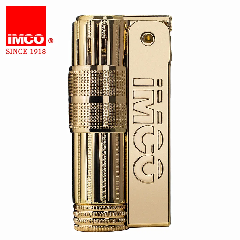 IMCO 6700 Stainless Steel Gasoline Lighter with Logo for Men Fuel Cigarette Lighter from Austria