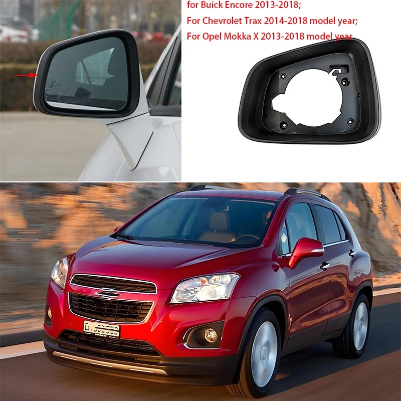 For Buick Encore Chevrolet Chuangku 13-18 Opel Mokka X frame rear view mirror bezels car side miror ayna