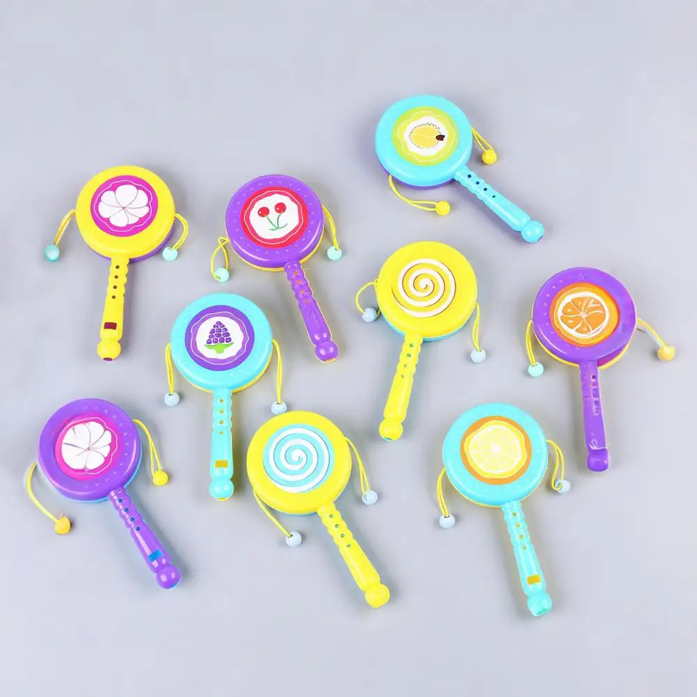 Hochet pour bébé, jouet Non en plastique, hochet à main, ensemble de jouets pour nouveau-nés, jouets à main, tambour rotatif, jouet à secouer précoce, 10 pièces