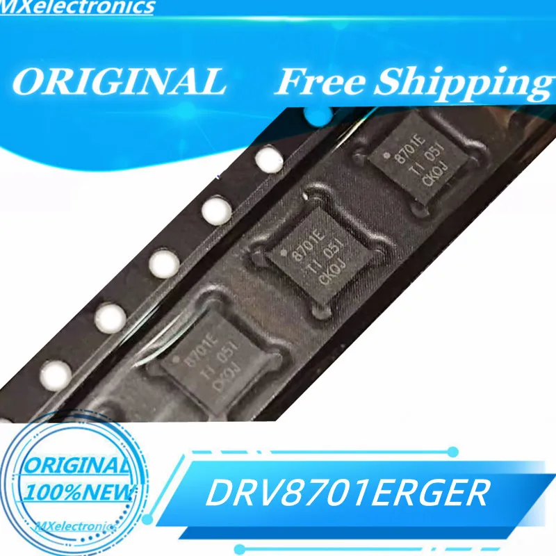 

10PCS/LOT 100%NEW DRV8701ERGER 8701E QFN-24ORIGINAL Motor / Motion / Ignition Controllers & DrPMIC - Power Management IC
