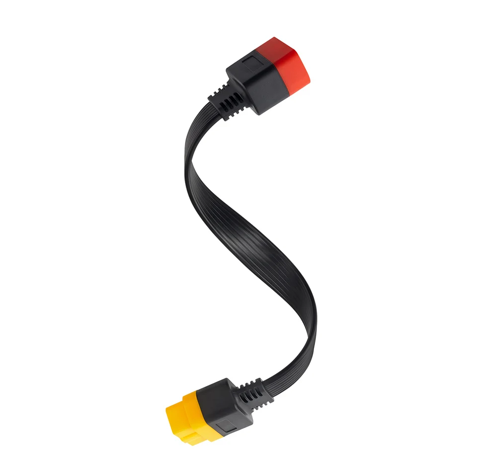 KINGBOLEN OBD2 Verlängerungskabel 0,36m OBD II 16PIN Stecker auf 16PIN Buchse Auto-Diagnosekabel für Thinkdiag Ediag Elite Ediag Link – Detail 4