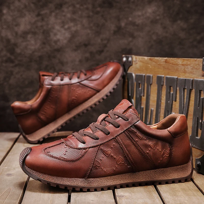 

New Autumn/Winter Men's Shoes Trendy Comfortable Casual Sneakers Men High Quality Leather Casual Shoes for Men Zapatos De Hombre