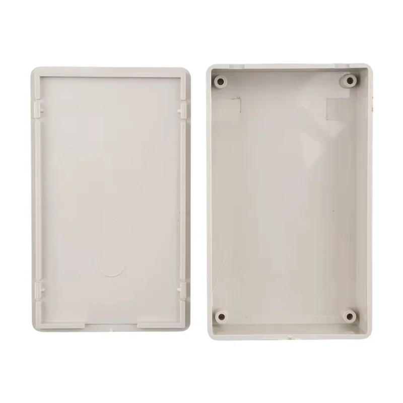 AS95-10PCS Plastic Enclosure Power Junction Box Plastic White Electrical Boxes DIY Electronic Junction Box Enclosure