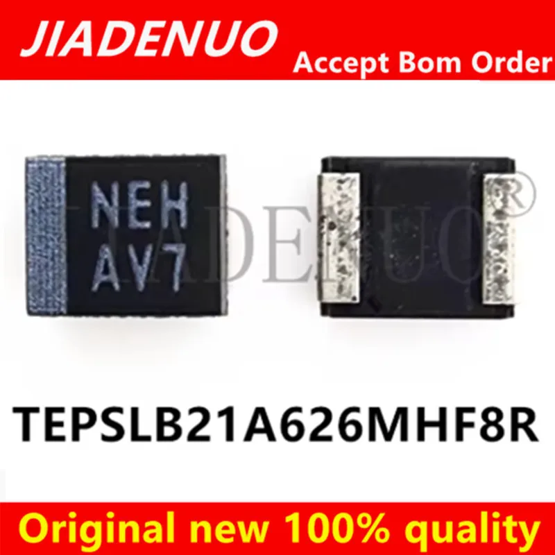 (5-10pcs)100% Original New TEPSLB21A626MHF8R A1466 A1398 Filter Capacitor Screen Printing NEL AV7 Chipset