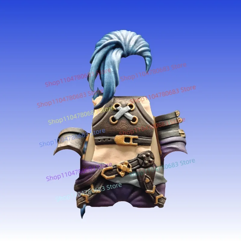 

Конструктор MOC: Мини-фигурка Боевая Девушка с синими волосами, сборная модель, украшение, игрушка-оружие «Акула», персонаж аниме-игры, коллекционный подарок