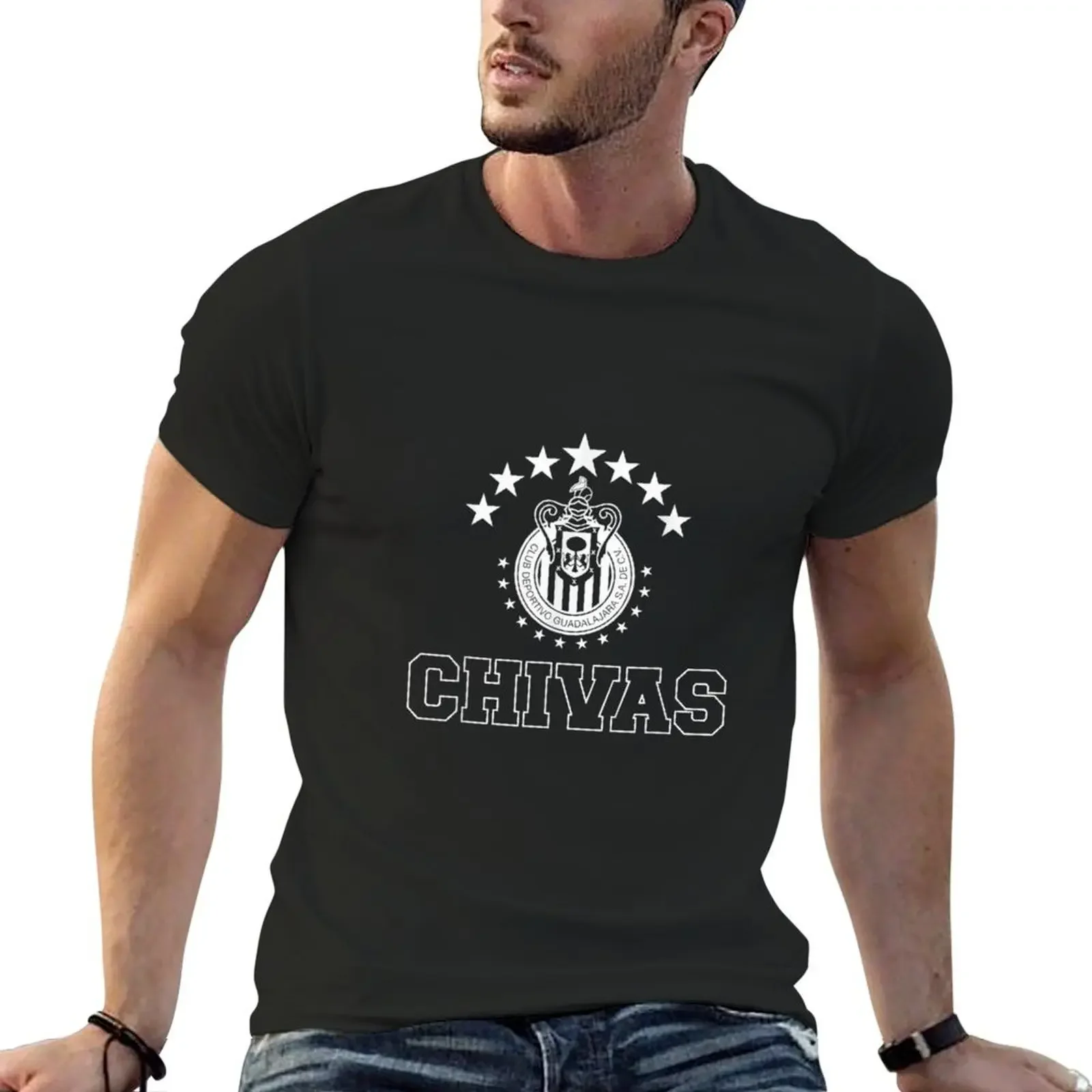 Las Chivas De Guadalajara Mexican Soccer Team Family T-Shirt boys whites custom shirt mens t shirts