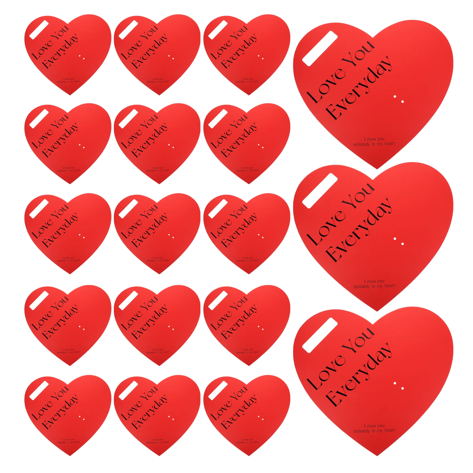 

20pcs Rose Wrapping Paper Elegant Packaging Heart Shaped Cards Bouquet Bags Valentine Gift Box