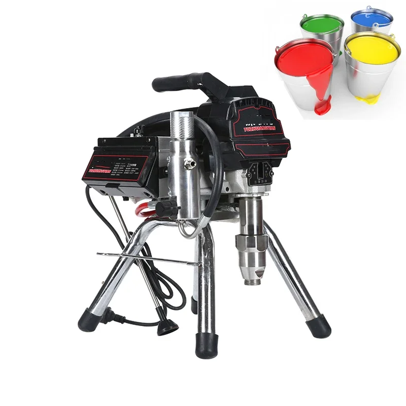 Airless Paint Sprayer 395/495 Electric Professional Airless Spraying Machine 4L/Min For Furniture Yard Wall Spraying