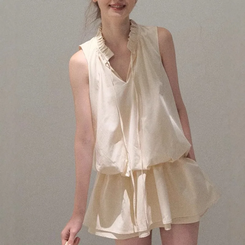 

Lycocell Cotton Tie Waist Relaxed Silhouette Bloom Jellyfish Dress