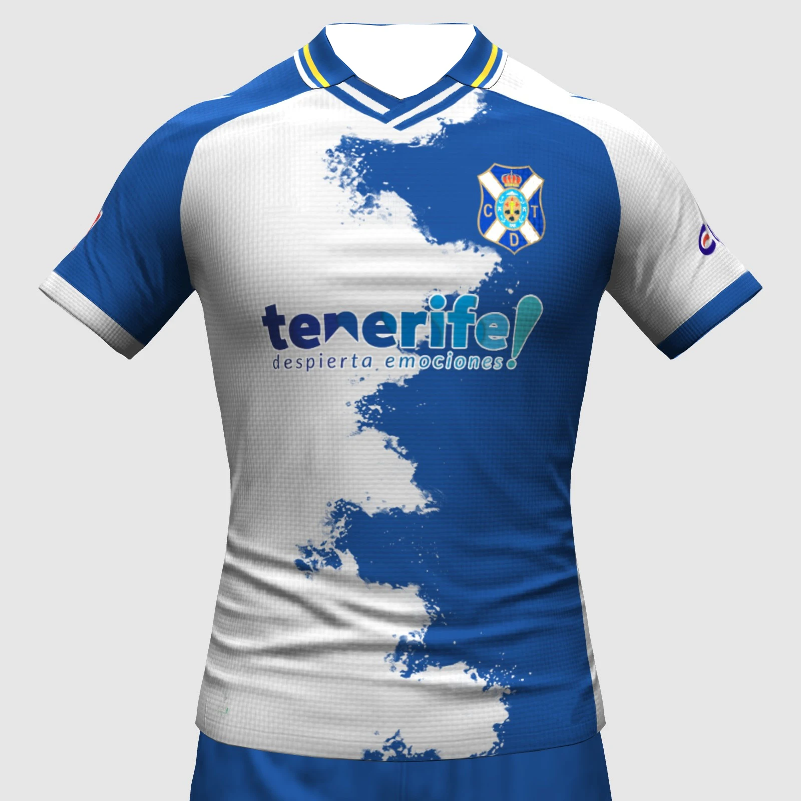 Teneriffa Fußballtrikot 26-27 Enric Gallego Sporttrikot 18 Trikot 2026 Sommer Herren Sporttrikot Atmungsaktiv Schnelltrocknend Y2K-Stil – Detail 4
