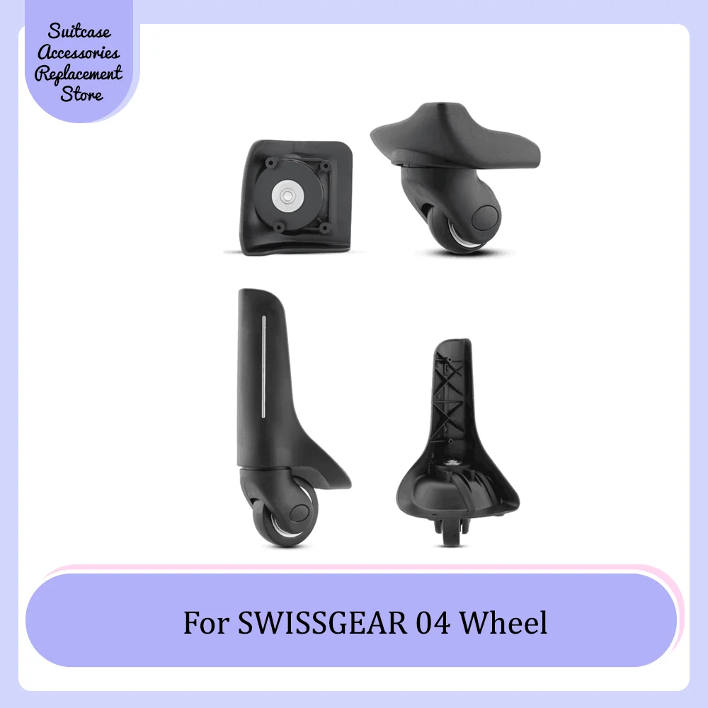 For SWISSGEAR 04 Universal Wheel Replacement Suitcase Smooth Silent Shock Absorbing Duarble Wheel Accessories Wheels