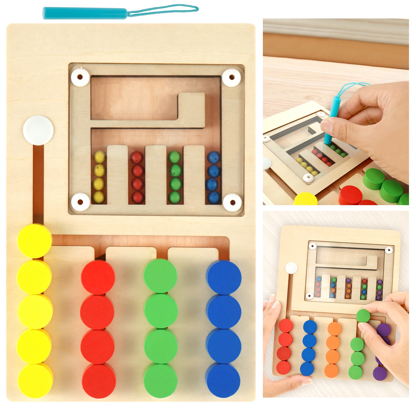 Color Matching Dementia Activities Creative Color Matching Puzzle Board Educational Color Matching Puzzle Toys Imaginative