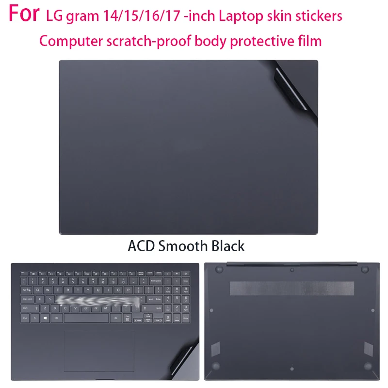 

For LG Gram Pro 17 2025 2024 laptop skin sticker 17Z90TP-G 17Z90TPA computer body protective film 17Z90SP-A shell film 17Z90SP-G