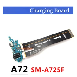 For Samsung Galaxy A72 A725 SM-A725F USB Micro Charger Charging Port Dock Connector Mainboard Main Board Flex Cable