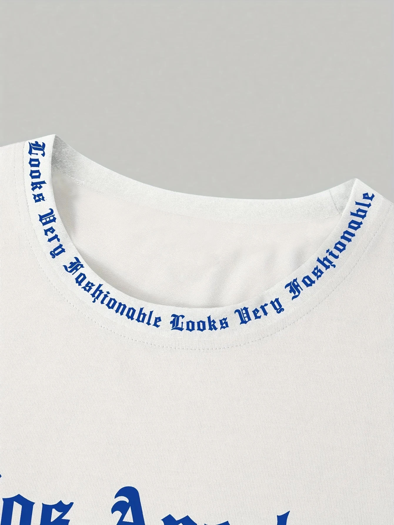 The 2025 summer new men's T-shirt 3D letter print casual loose solid-color basic coat with American style image 6