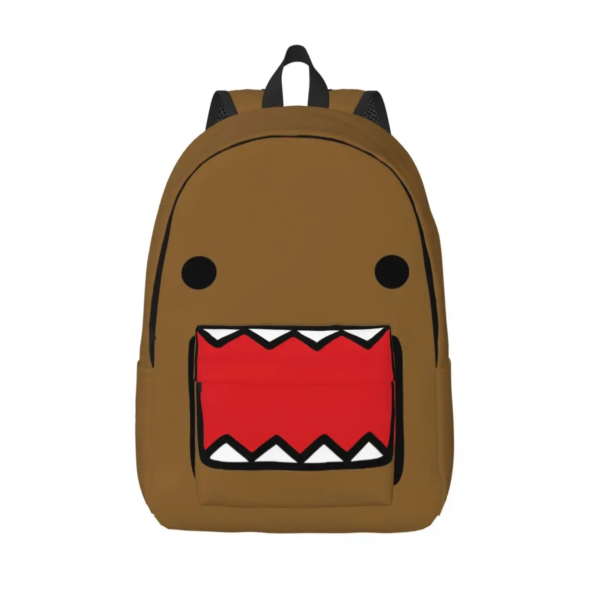 

Domo Kun Doll Face Cool Backpack Sports High School Business Cute Funny Daypack for Men Women Laptop Canvas Bags