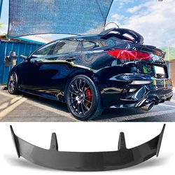 Carbon Fiber Pattern Gloss Black Aerodynamic Rear Spoiler for KIA Forte Cerato Hatchback 2016-2019 Car Exterior Accessory