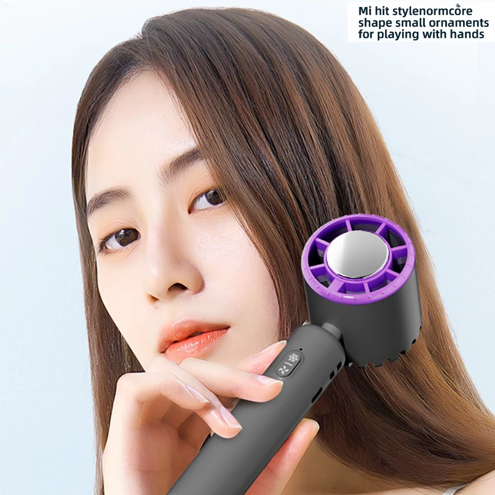 Mini New 3 Speeds Fan Cooling Fan Camping Outdoor 2000mAh Battery Portable 90 ° Rotation Desktop Mountaineering Buckle Fans