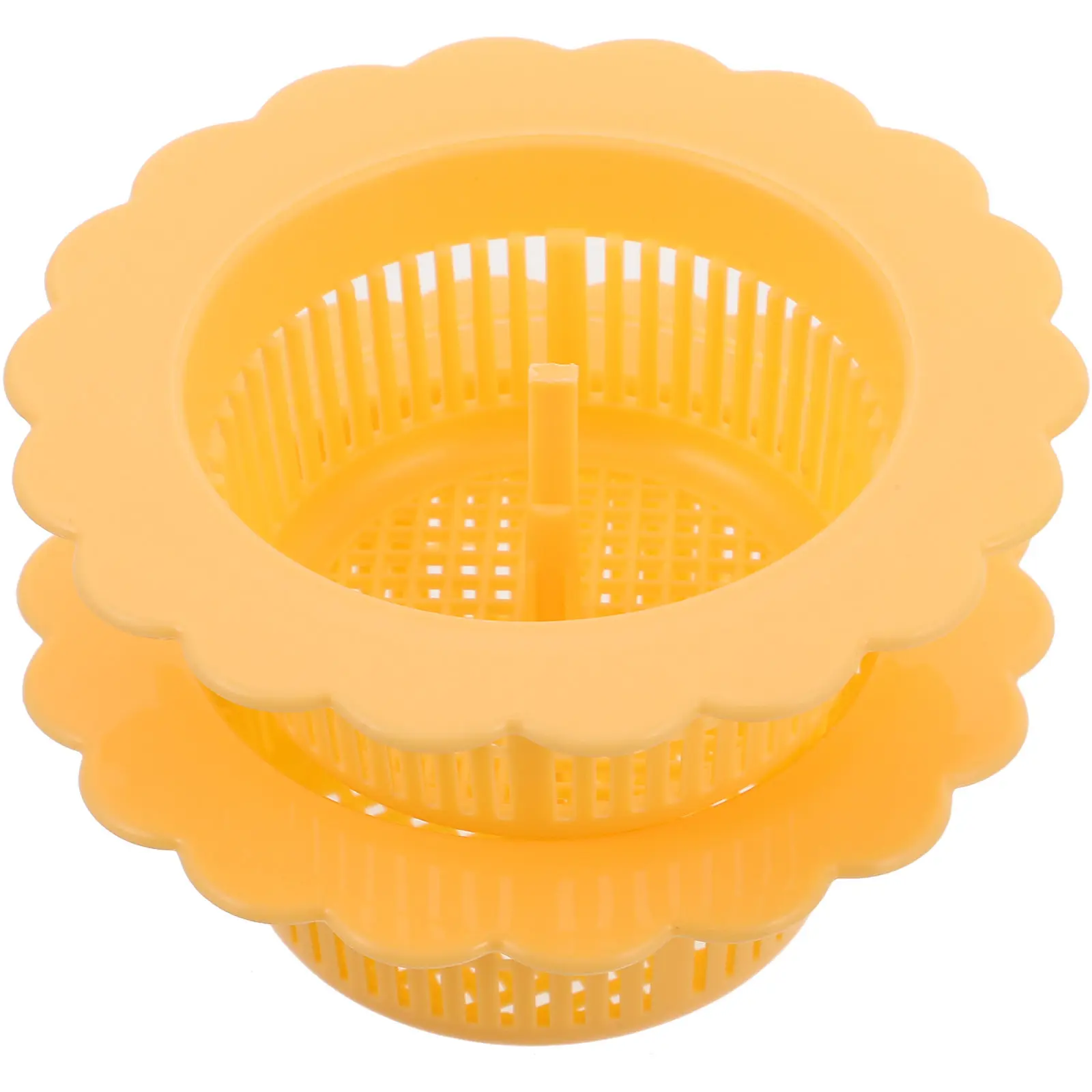 

2Pcs Kitchen Sink Strainer Basket Hair Catcher Drain Stopper Filter Cover Plastic Food Waste Catcher Debris Protector for Home